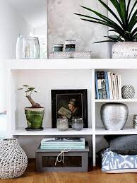 8 Creative Ways To Style Open Shelving Shelf Decor Living Room Decor Living Room Shelves