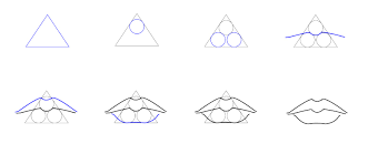 How To Draw Lips Easy Simple How To Images Collection They are glossy and shiny as if the woman has placed lip gloss on her lips. how to draw lips easy simple how to