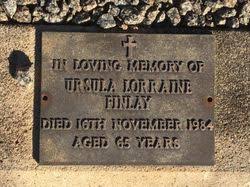 She is a murdoch university legal . Ursula Lorraine Finlay Unknown 1984 Find A Grave Memorial