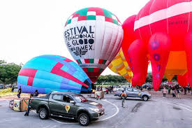 Beautiful hot air balloon against a deep blue sky and clouds. Things To Do At My Balloon Fiesta Putrajaya March 2019