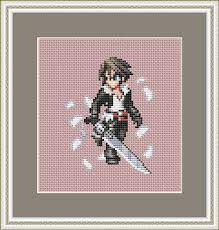 Thanks to waxpoetic for the sprite. Final Fantasy Cross Stitch Pattern Squall Cross Stitch Game Etsy In 2021 Cross Stitch Games Fantasy Cross Stitch Cross Stitch Patterns