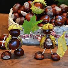 Falls ihr eine igelfamilie basteln wollt, verwendet einfach verschieden große kastanien. Kastanienfiguren 10 Ideen Fur Das Basteln Mit Kastanien Hallo Eltern