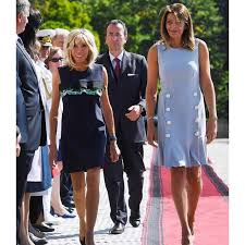 French first lady brigitte macron and french president emmanuel macron welcomed the german president to the elysée palace in paris yesterday. 9 Most Stylish Moments Of The First Lady Of France Brigitte Macron Which Look Do You Like The Most
