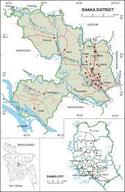 Dhaka District Map Pdf Maps Of Bangladesh: Dhaka District