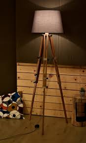 Office Lamp Tripod Floor Lamp Wooden Floor Lamp Tripod Etsy Wooden Floor Lamps Tripod Lamp Big Lamp