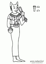 Explore 623989 free printable coloring pages for your kids and adults. Egyptian Goddess Bastet Print Color Fun