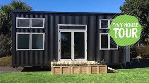 Tiny house storage can be tricky but fun.you can take pride of completely using your big double sized bed this 34' glamorous tiny house offers a spacious kitchen, custom loft, and first floor bedroom. Quick Tour Of The Millennial Tiny House Youtube