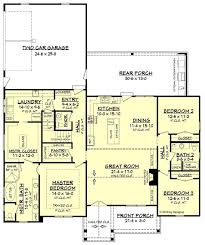 This splendid country house plan offers spacious covered porches front and back so you can take advantage of outdoor living.tall ceilings make the home feel larger and the windows. Popular And Stylish 3 Bedroom Floorplans Plans We Love Blog Homeplans Com