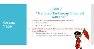 Maybe you would like to learn more about one of these? Jawaban Uji Kompetensi Bab 7 Ppkn Kelas Xi Halaman 40 Tantangan Integrasi Nasional Basbahanajar Com
