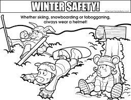 For those of you who, like me, are stuck in the dead of dark winter, these weather coloring pages are for you! Elementary Safety