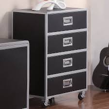 Black And Silver Dresser Coaster Company Leclair 4 Drawer Chest Black Silver Metal Coasterfurniture With Images Coaster Furniture Modern Chests Chest Of Drawers