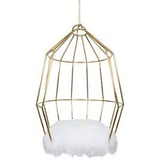 Bird Cage Swing Chair Gold 3d Models Arm Chair Bastille Chair Tibetan Fur Birdcage Chair Black Living Room Decor Swinging Chair