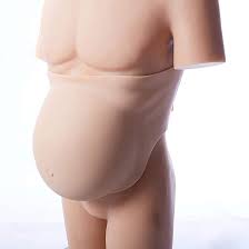 YZT QUEEN Fake Belly, Silicone Fake Pregnant Women's Belly Bumps Fake Adult Belly  Stuffing TV Drama Role-Playing Props Spoof Costumes, 2-10 Months,Dark skin  color,S : Amazon.co.uk: Toys & Games