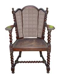 Antique Victorian Jacobean Barley Twist Cane Chair Cane Chair Chair Barley Twist
