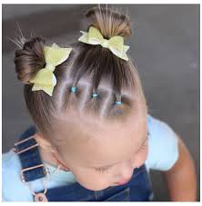 These hairstyles are both for long and short hair. Child Development Hairstyles Infant Baby Girl Hairstyles Infant Infant Playroom Infant Activities 6 C Little Girl Hairstyles Girl Hair Dos Baby Girl Hair