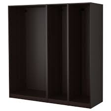 Pax Black Brown 3 Wardrobe Frames 200x58x201 Cm Ikea Ikea Pax Ikea Pax