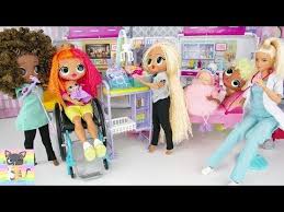 Omg Lol Surprise Neonlicious Lady Diva Swag With Baby Doll At Royal Bee Barbie Hospital Youtube Baby Dolls Doll Family Doll Videos