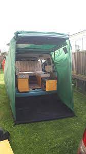 Pretty Picture Of Amazing Camper Van With Awning Ideas Amazing Camper Van With Awning Ideas Our Berlingo Micro Camper With Tailgate Tent Micro Camper Van Life