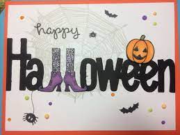 Don't forget to customize every card with stickers and your own photos. Happy Halloween Card Ideas Download Halloween Cards Vintage Halloween Cards Halloween Cards Handmade