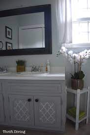 Maybe you would like to learn more about one of these? Before After My Pretty Painted Bathroom Vanity