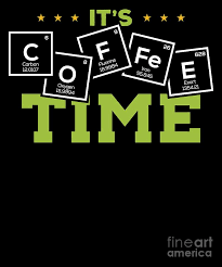 Since mentioning the words periodic coffee table in my last post (the geek craft book review) i little did periodic table inventor, dmitri mendeleev, realise that when he created his graphic display. Periodic Table Of Coffee Caffein Espresso Gift Digital Art By Teequeen2603