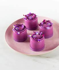 Black Sesame Blackcurrant And Calamansi Mini Mousse Cakes In Love With Cake Recipe In 2020 Mini Mousse Mousse Cake Mousse
