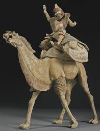 A tang dynasty unglazed pottery figure of camel on a wooden base. Imperial Bronze Bell From The Hearst Collection To Lead Sotheby S Chinese Art Sale Alain R Truong