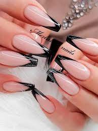 9 Stunning Modern French Manicure Ideas Stylish Belles French Tip Acrylic Nails Acrylic Nails Coffin Short Coffin Shape Nails