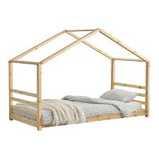 Der lattenrost, auch federholzrahmen genannt, gehört zum aufbau eines bettes. Kinderbett Mit Lattenrost Hausbett Holz Weiss Bettenhaus Bett Jugendbett In Verschiedenen Grossen En Casa Mytoys
