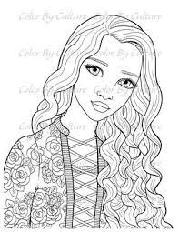 Barbie and her sisters in a pony tale. Pretty Portraits Set Of 5 Color By Culture Cute Coloring Pages Coloring Pages For Girls Mermaid Coloring Pages