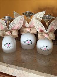 As an amazon associate, shamrock. How To Make An Easter Wine Glass Candle Holder Diy Easter Decorations Easter Crafts Easter Crafts Diy
