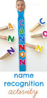 Clothespin Name Recognition Activity Munchkins And Moms Preschool Activities School Activities Preschool Names