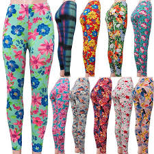 Leggings in patterned cotton jersey with an elasticated waist. 60 Units Of Soft Feel Full Length Floral Design Leggings In Assorted Prints Womens Leggings At Alltimetrading Com