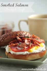 Smoked salmon is a classic breakfast for those days when your palate is feeling more refined and healthy than waffles and sausage allow. Smoked Salmon Breakfast Bagel Country Cleaver