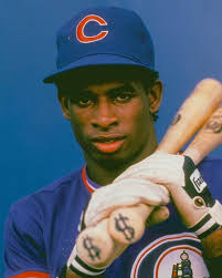 Deion Sanders playing for the Columbus Clippers