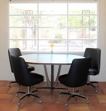 Plywood elements with oak finish are applied on heavy gauge steel frame. Chromcraft Furniture Ideas On Foter