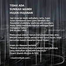 Raehanul Bahraen Di Instagram Adakah Sunnah Mandi Hujan Hujanan Alhamdulillah Hujan Mulai Turun Di Berbagai Daerah Indones Instagram Hujan Alhamdulillah