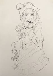 Hand Drawn One Of A Kind Drawing Ink On Heavy Grade High Quality Paper Original Ink Drawing Ink Sketch Character Design