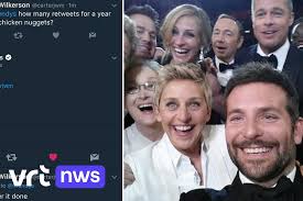 Amerikaanse tiener goed op weg om Twitterrecord Oscarselfie te verbreken