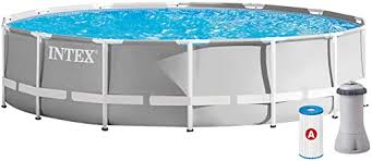 Intex Kit Piscine Prism Frame Ronde 4 27 X 1 07 M Amazon Fr Jardin