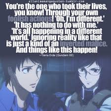 Anime Quote Gundam 00 Anime Quotes Jokes Quotes Gundam 00