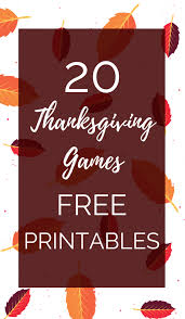 We send trivia questions and personality tests every week to your inbox. 20 Printable Thanksgiving Games My Pinterventures