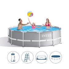 Intex 26720 Piscina Fuori Terra Prism Frame Rotonde 427x107cm Piscina Fuori Terra Piscina Festa In Piscina