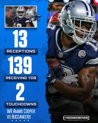He was selected to play in 3 pro . Dallas Cowboys Network On Twitter Wr Amari Cooper Stats Vs Bucs Wk1 Dallascowboys Https T Co Zqvvjex84a Twitter