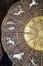 Large Zodiac Plaster Plaque Wall Decor Art C1965 Universal Statuary Corp Of Chicago In 2021 Wall Plaques Zodiac Vintage Wall Decor