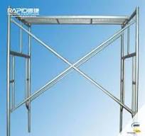 Shoring H System Galvanized Painted Steel Box Frame Scaffolding