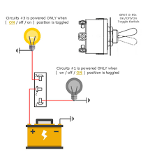 The diagram on the packaging indicates prong 1 is for ac in and that prong 3 is for neutral, also indicating that prongs 1 and 2 are connected by the switch and that the lamp is it seems like no matter what position the rocker is the connection between 1 and 3 and between 2 and 3 is open. Shop For 3 Pin Spdt Toggle Switches Mgi Speedware