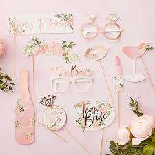 Foto Accessoires Hochzeit Brautparty Fotobox Jga Blumen In 2020 Bridal Shower Photo Prop Rose Gold Bridal Shower Bridal Shower Photos