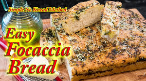 Focaccia Bread Made Easy At Home Youtube
