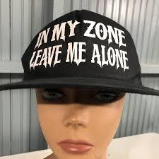 The Drive In My Zone Leave Me Alone Snapback Baseball Cap Hat